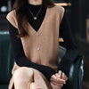 Mid-length Over-the-knee Knitted Sweater Dress Soft Glutinous Sleeveless