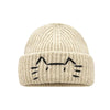 Women’s Cute Cat Line Design Knitted Hat – Warm Fall & Winter Beanie by FitiqueFit