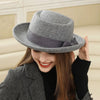 Vintage Bow British Retro Flat Top Hat for Women by FitiqueFit