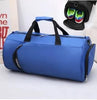 Fitness bag men's sports bag basketball training bag football bag portable travel bag cylinder bag shoulder bag waterproof by My Store