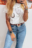 RODEO Horseshoe Embroidered Patch Pocket T-Shirt