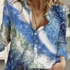 Ladies' Fashionable New Printed Cardigan Shirt Top by FitiqueFit