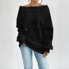 Plus Size Off Shoulder Pullover by FitiqueFit