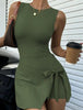 Women's Fitness Beauty-Back Yoga Dress – Sleeveless Active Mini by FitiqueFit