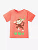 Children's Monkey Graphic Short Sleeve T-Shirt by Simply Love