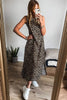Luxury Leopard Print Sleeveless Maxi Dress Modern & Trendy Statement Piece Charming Dress by Stevvex