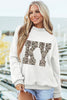 White Camo Letter Bow Printed KENTUCKY Mock Neck Reversible Sweatshirt by Wild and Free Boutique