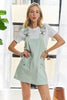 Adjustable Wide Strap Square Neck Overall Dress – Modern and Chic Square Neck Dress with Adjustable Straps and Trendy Overall Style by Stevvex