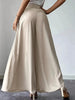 Women's High-Waist Pleated Wide-Leg Pants – Relaxed Bohemian Linen by FitiqueFit