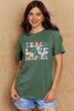 Simply Love Full Size TEACH LOVE INSPIRE Graphic Cotton T-Shirt by Simply Love