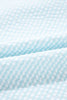 Blue Lightweight Ruffled Striped Mini Dress Chic Playful Dress for Women Charming Design Dress by Stevvex