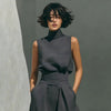 Women’s Cotton Linen Two-Piece Set – Sleeveless Top & Wide-Leg Pants by FitiqueFit