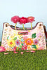 Nicole Lee USA Dreams Blossom 3D Floral Shoulder Bag