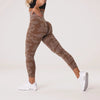 Snowflake Camouflage Seamless Yoga Pants – High Waisted Leggings by FitiqueFit