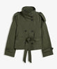 Women’s Lace-Up Waist Trench Coat by FitiqueFit