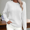 Women’s Textured Crew‑Neck Pullover Top by FitiqueFit