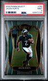 Graded 2020 Panini Select Jalen Hurts #150 Rookie RC Football Card PSA 9 Mint