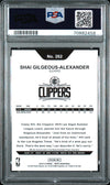 Graded 2018 Panini Hoops Shai Gilgeous-Alexander #262 Rookie RC Basketball Card PSA 10 Gem Mint