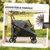 Dog Stroller for Large Dogs Up to 66 LBS with All-Terrain Spring Suspension, 8-Position Adjustable Handle by Furr Baby Gifts