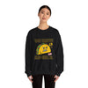 Taco Tariffs? Hard Shell No. Sweatshirt | Political Taco Pun, Protest Typography by Tristan’s Treehouse