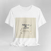 Believe in the Process T‑Shirt | note to self shirt, post‑it note design by Tristan’s Treehouse