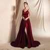V-neck Simplicity Small Trailing Temperament Annual Meeting Sexy Host Evening Dress