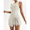 Women's Fitness Beauty-Back Yoga Dress – Sleeveless Active Mini by FitiqueFit