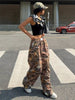 Women's Y2K Camouflage Cargo Pants by FitiqueFit