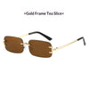 Frameless Rimless Sunglasses – Elegant Western Style by FitiqueFit