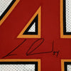 Framed Autographed/Signed Lavonte David 35x39 Tampa Bay White Football Jersey JSA COA