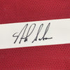 Autographed/Signed Nick Saban Alabama Red College Football Jersey Beckett BAS COA