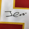 Framed Autographed/Signed Frank Clark 35x39 Kansas City Red Football Jersey PSA/DNA COA
