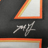 Framed Autographed/Signed Madison Bumgarner 35x39 San Francisco Grey Baseball Jersey JSA COA