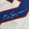 Autographed/Signed OJ O.J. Simpson Buffalo White Football Jersey JSA COA