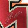 Framed Autographed/Signed Peyton Barber 35x39 Tampa Bay White Football Jersey PSA/DNA COA