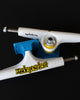 Independent Stage 4 Pro Gonzales Flat White Blue Standard Skateboard Trucks