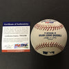 Autographed/Signed Josh Donaldson Toronto Blue Jays Rawlings Official Major League ROML Baseball PSA/DNA COA