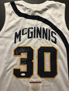 Autographed/Signed George McGinnis HOF 17  Indiana White Basketball Jersey JSA COA