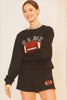 Black GAME DAY Football Graphic Pullover and Shorts Set by Wild and Free Boutique