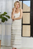 Lace Scoop Neck Midi Cami Dress – Elegant Lace Scoop Neck Dress with Romantic Detailing for Formal Events and Special Occasions by Stevvex