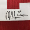 Framed Autographed/Signed Mark Ingram 09 Heisman 35x39 Alabama Red College Football Jersey Beckett BAS COA