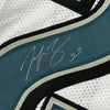 Framed Autographed/Signed Malcolm Jenkins 35x39 Philadelphia White Football Jersey PSA/DNA COA