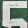 Autographed/Signed Paul Hornung HOF 86 Green Bay Green Football Jersey JSA COA