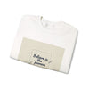 Believe in the Process Sweatshirt | note to self, post‑it note design by Tristan’s Treehouse