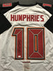 Autographed/Signed Adam Humphries Tampa Bay White Football Jersey JSA COA