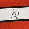 Framed Autographed/Signed Kevin Hayes 35x39 Philadelphia Orange Hockey Jersey JSA COA