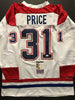 Autographed/Signed Carey Price Montreal Canadiens White Hockey Jersey JSA COA