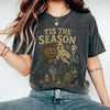 Comfort Colors "Tis The Season" Retro Halloween T-Shirt - Spooky Season Tee by Dog Mom Hat