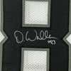 Framed Autographed/Signed Darren Waller 35x39 Las Vegas Oakland White Football Jersey Beckett BAS COA