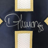 Framed Autographed/Signed Demaryius Thomas 35x39 Georgia Tech White College Football Jersey PSA/DNA COA